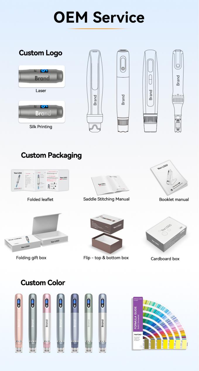 নতুন আগমন হাইড্রা পেন এইচ৫ মেসোথেরাপি সিরাম অ্যাপ্লিকেটর সৌন্দর্য ত্বকের যত্ন বায়ো এক্সোসোম ডার্মা মাইক্রোনেডলিং পেন 8